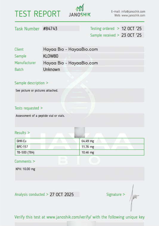 KLOW Blend - Hayaa Bio