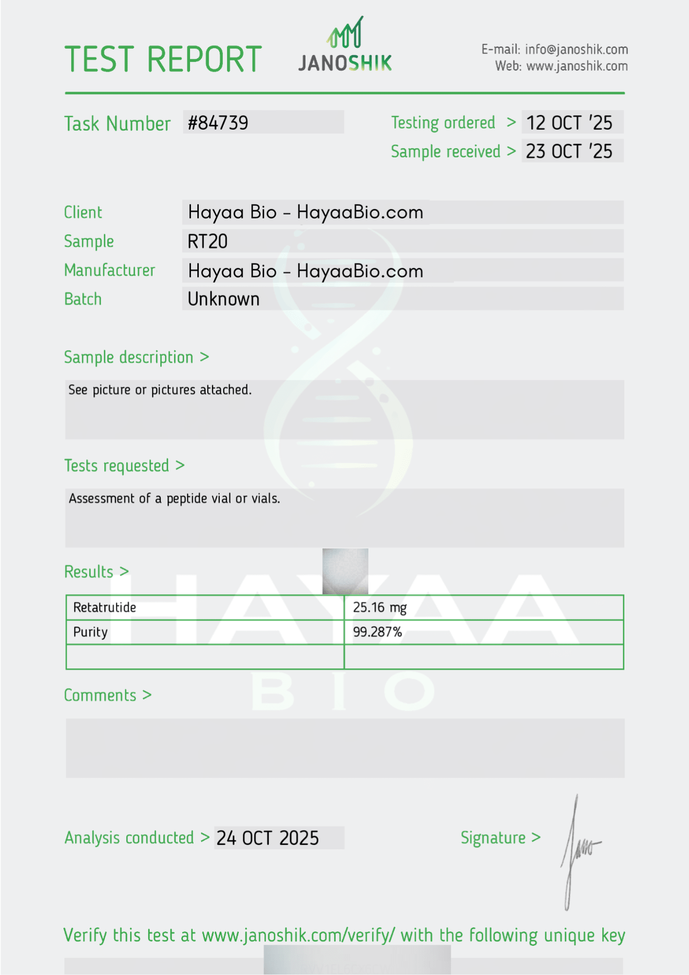Retatrutide - Hayaa Bio